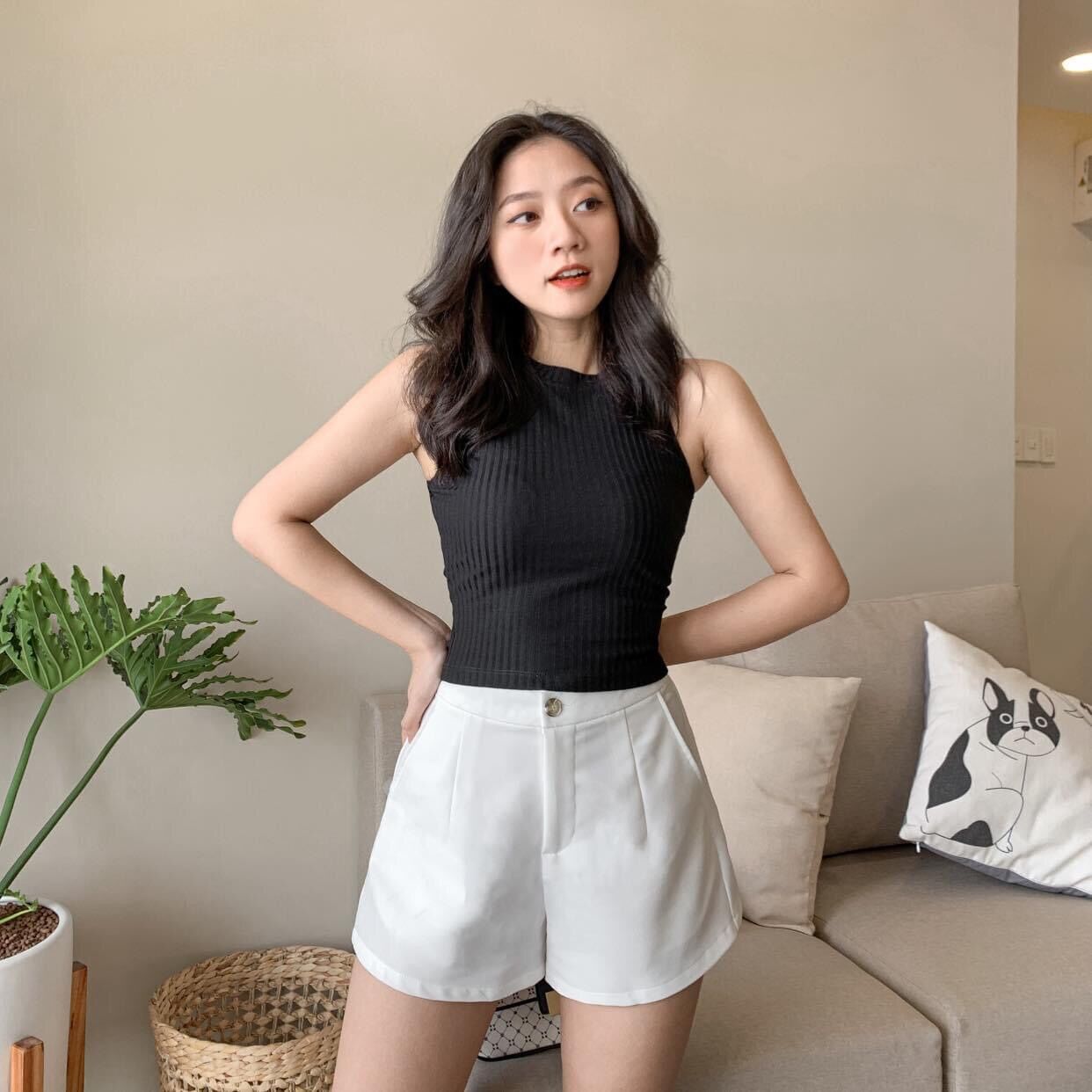 Quần short quần đùi nữ quần tây