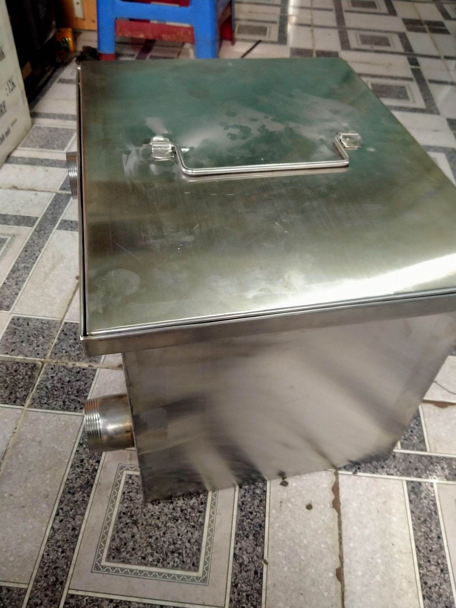 bể tách mỡ Inox cao cấp