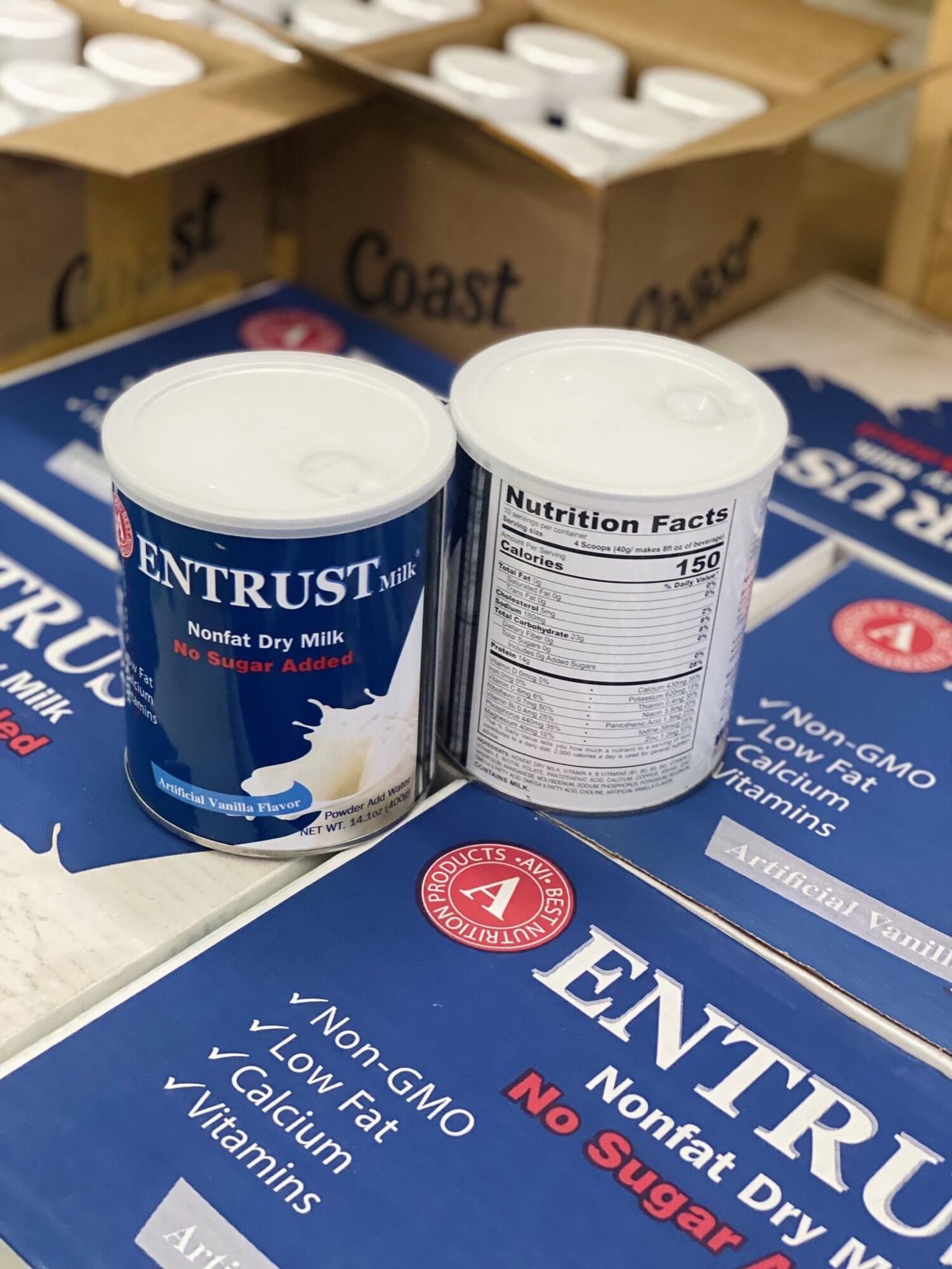 Sữa Entrust Mỹ - Sữa Bột Không Đường