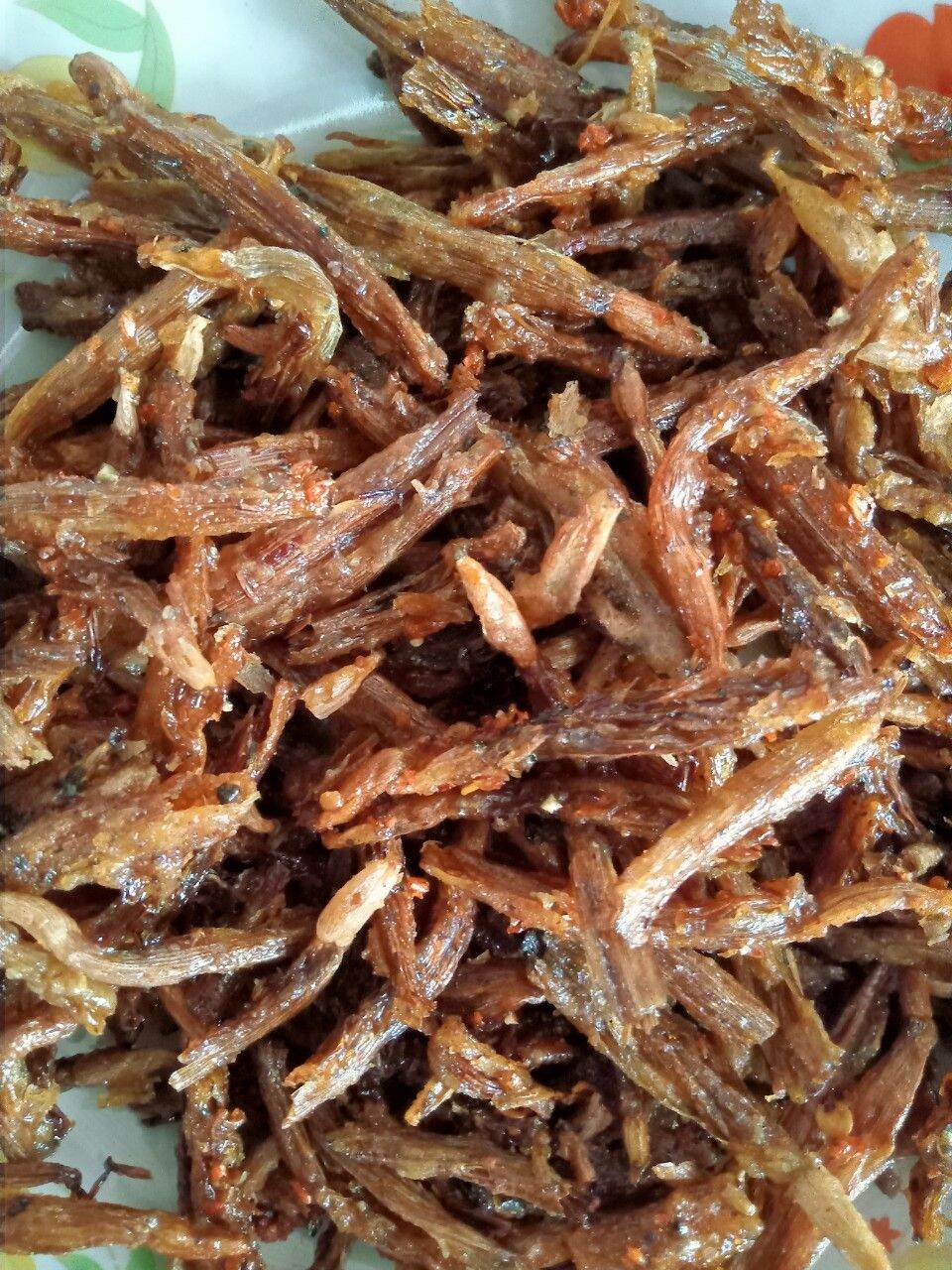 Cá cơm chay 100g chiên từ hoa chuối