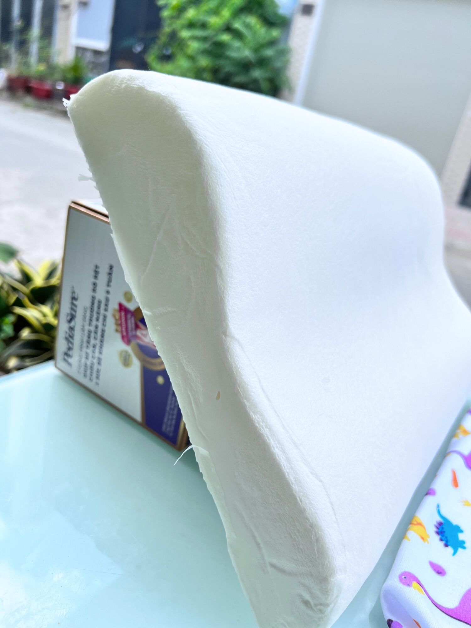 Gối cao su non hình khủng long cho bé (HKM Abbott)