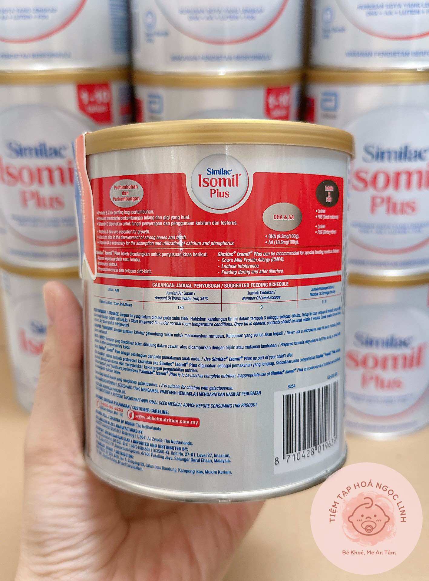 Sữa bột SIMILAC ISOMIL PLUS (trên 1 tuổi) 400g