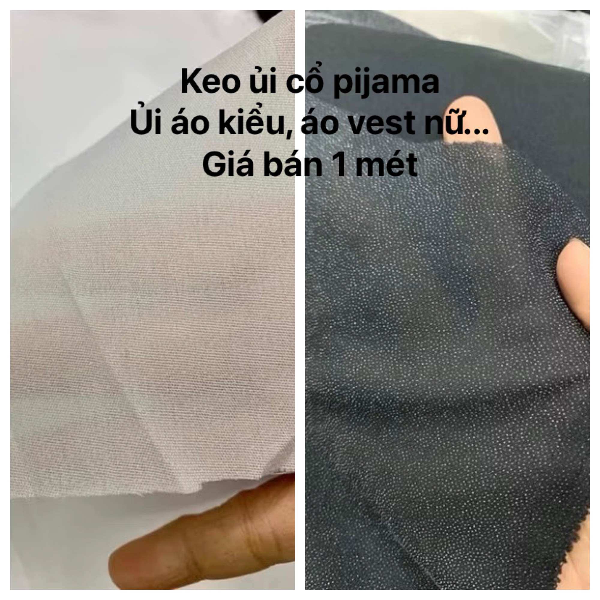 Keo lụa mềm loại tốt- keo mếch xoa mềm, co giãn nhẹ. Có màu trắng và đen, khổ 1,55m