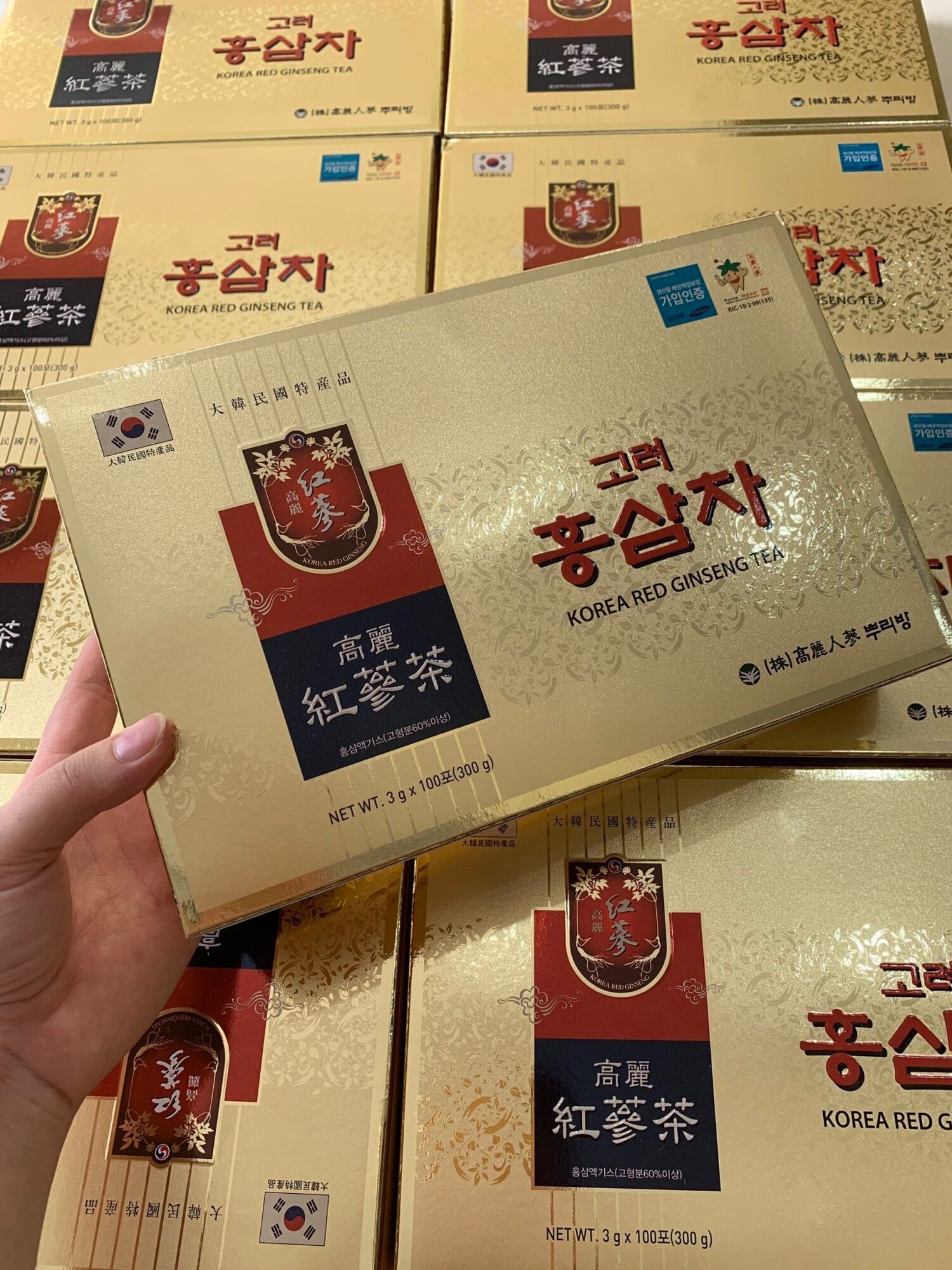 Trà hồng sâm hàn quốc 100 gói x 3g