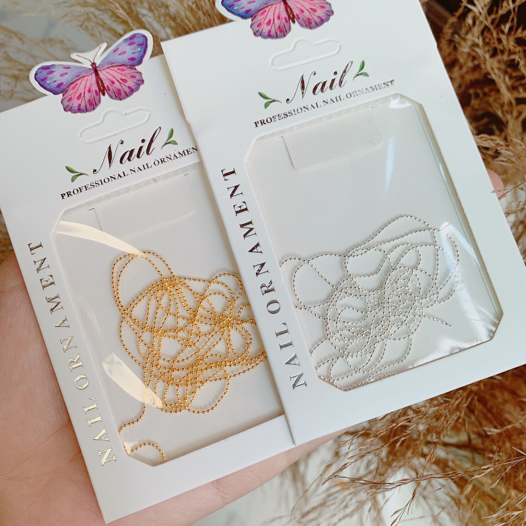 Xích bi nail trang trí móng