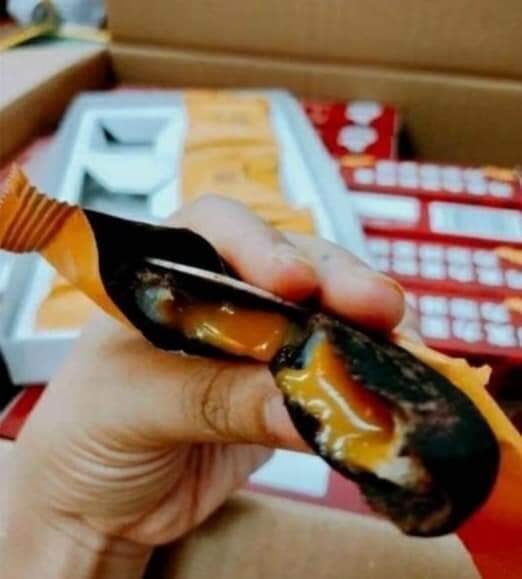 🍩🍩🍩 BÁNH SOCOLA TRỨNG TAN CHẢY MÈO THẦN TÀI (hộp  6 cái )