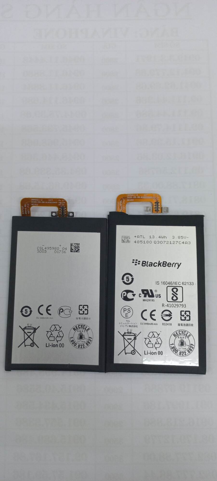 Pin blackberry Keyone, Key1, K1 (zin new)