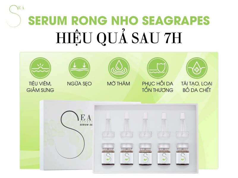 Mụn Seagrapes - Serum Rong Nho