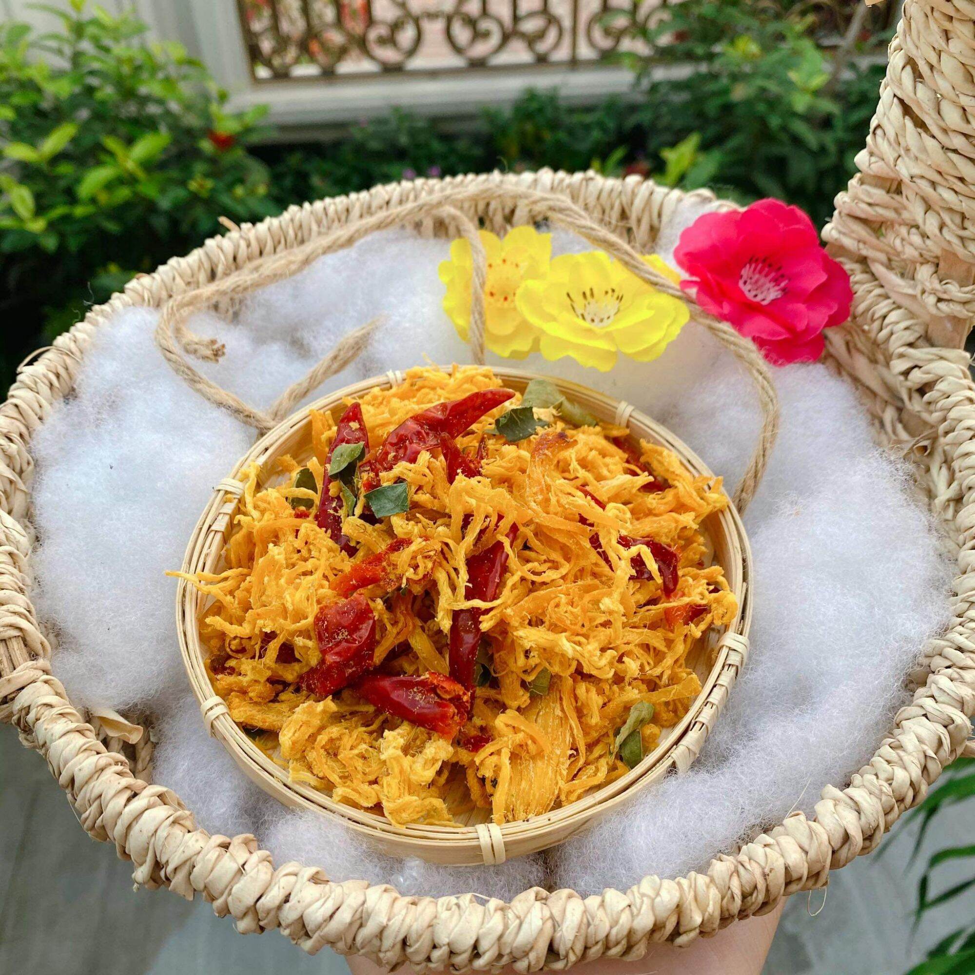 500 gram khô gà lá chanh