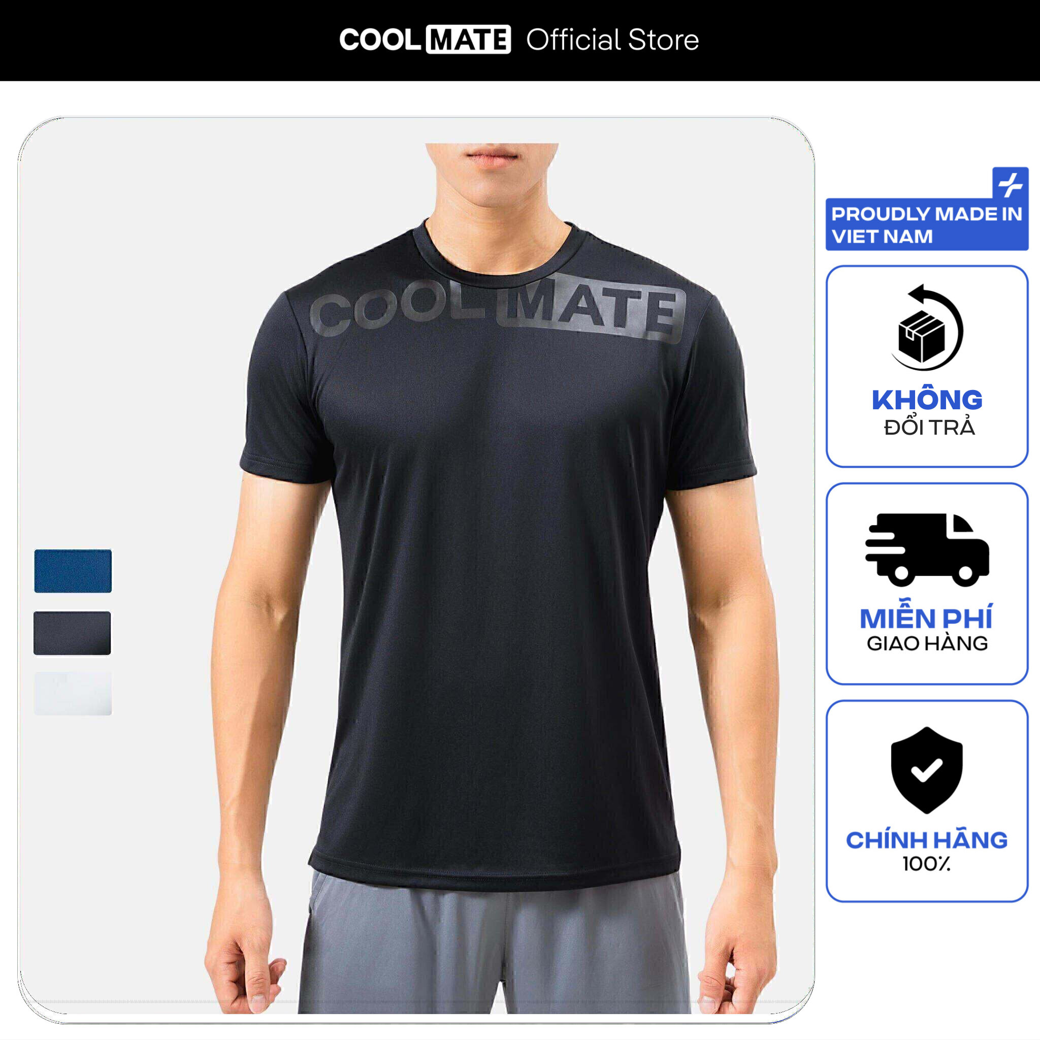 [MUA 3 GIẢM 12%][OUTLET - KHÔNG ĐỔI TRẢ]Áo T-Shirt thể thao Active logo - Coolmate