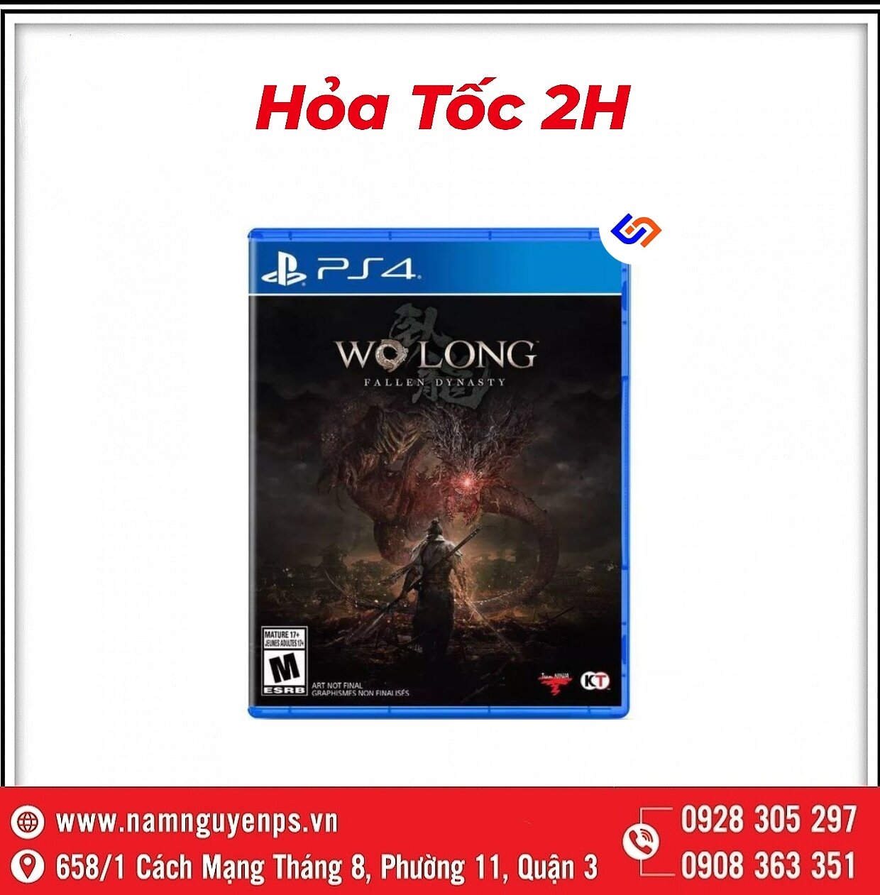 Đĩa Game PS4 | WoLong Fallen Dynasty WO LONG