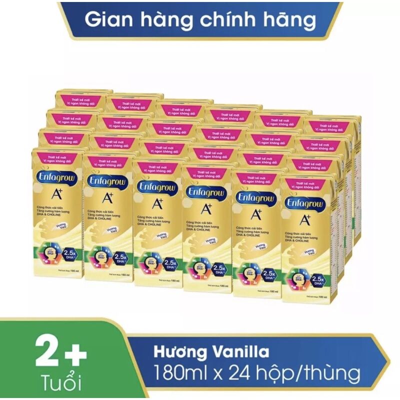 [Date 02/2024] Thùng 24 hộp sữa Enfa 180ml/hộp