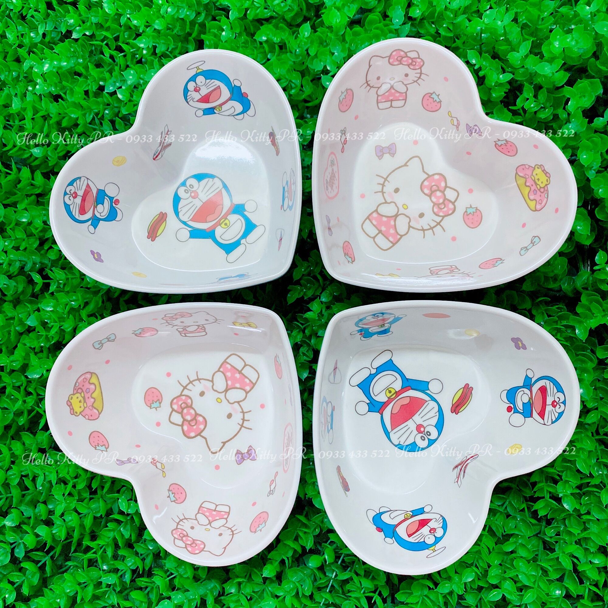 Chén tô ly muỗng Hello Kitty - Doremon Doraemon