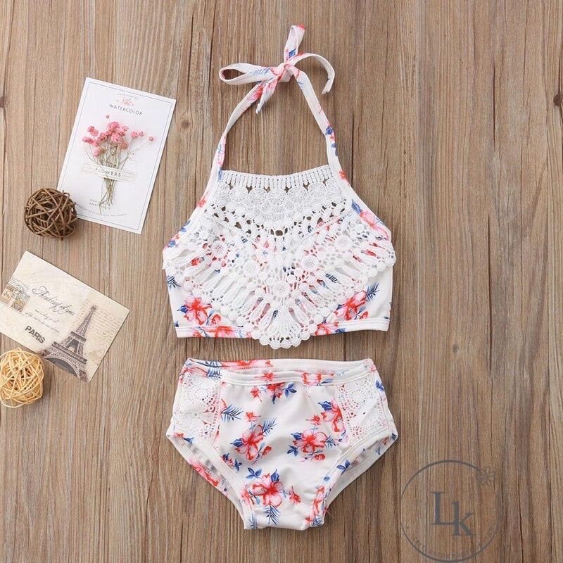 Đồ bơi 2 mảnh cho bé gái _ Đồ bơi cho bé gái 1 tuổi -5 tuổi