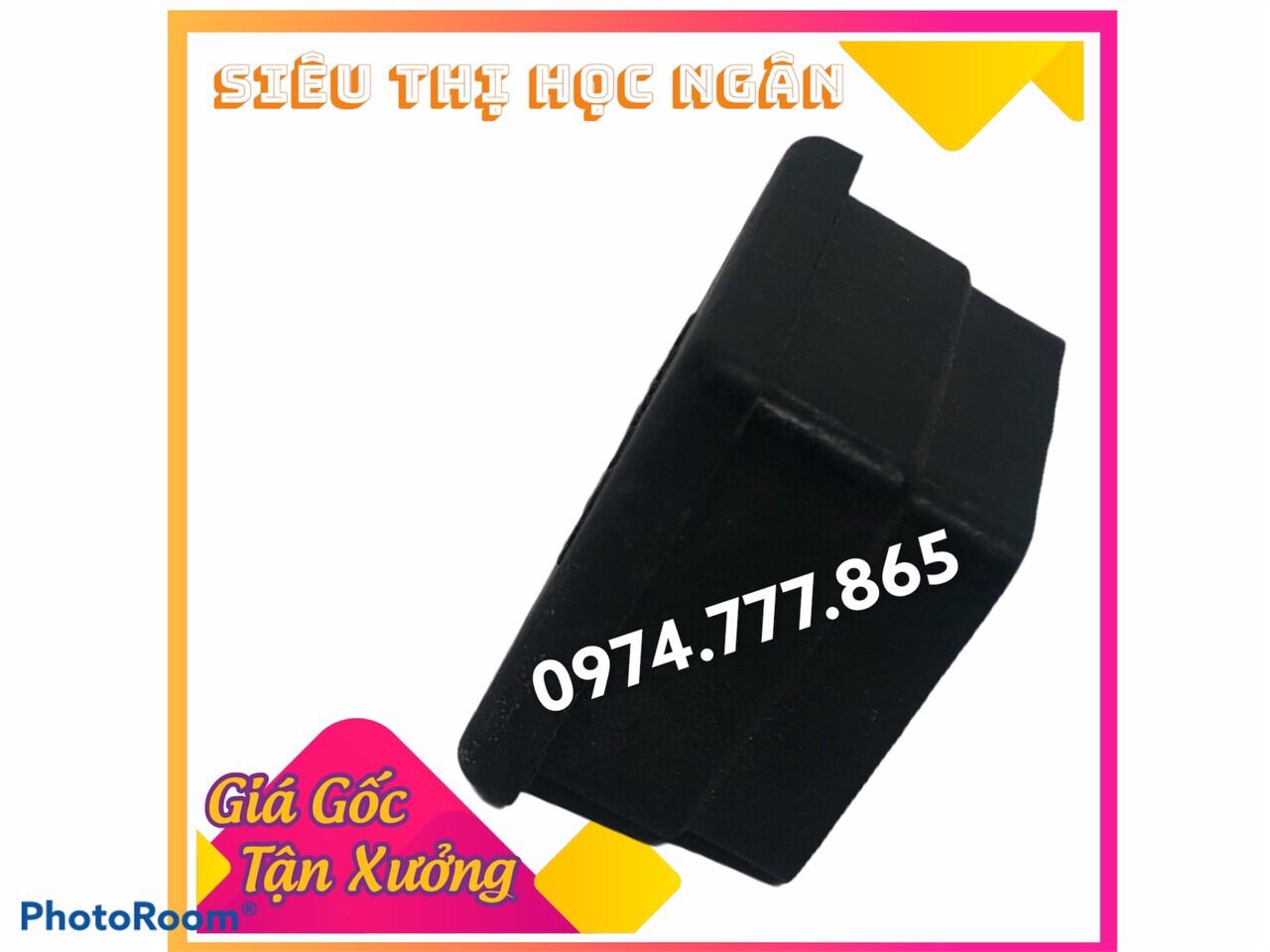 Combo 10 Chụp bịt cao su trong sắt hộp 30x30
