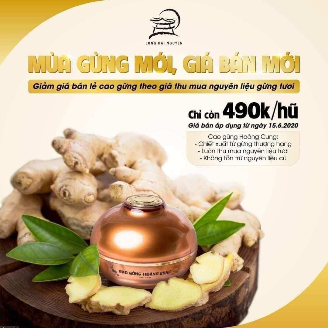 [CHÍNH HÃNG] Cao gừng tan mỡ Hoàng Cung hộp 150gr