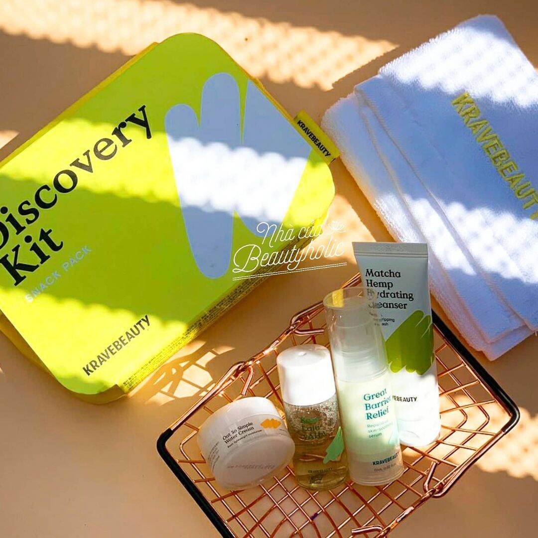 [Nhacuabeautyholic] 🔺️[SALE 50% DATE 2024]🔺️ Set mini KRAVE BEAUTY