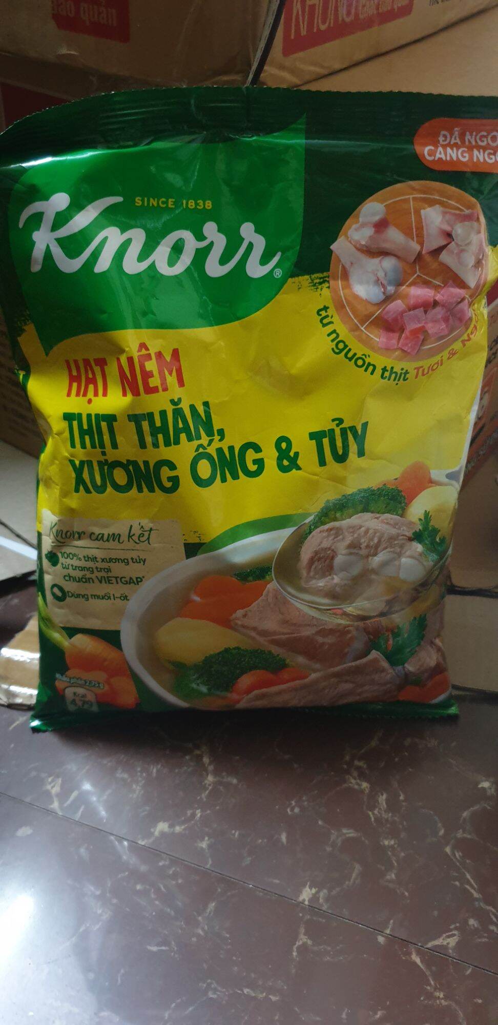 Hạt nêm Knorr 900g mẫu mới
