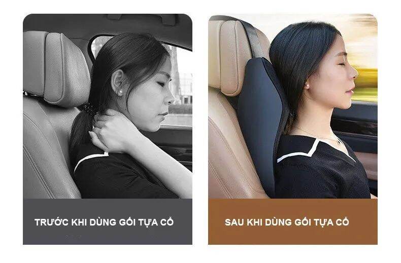 Gối Cao Su Non Memory, dùng được cho tất cả các dòng xe