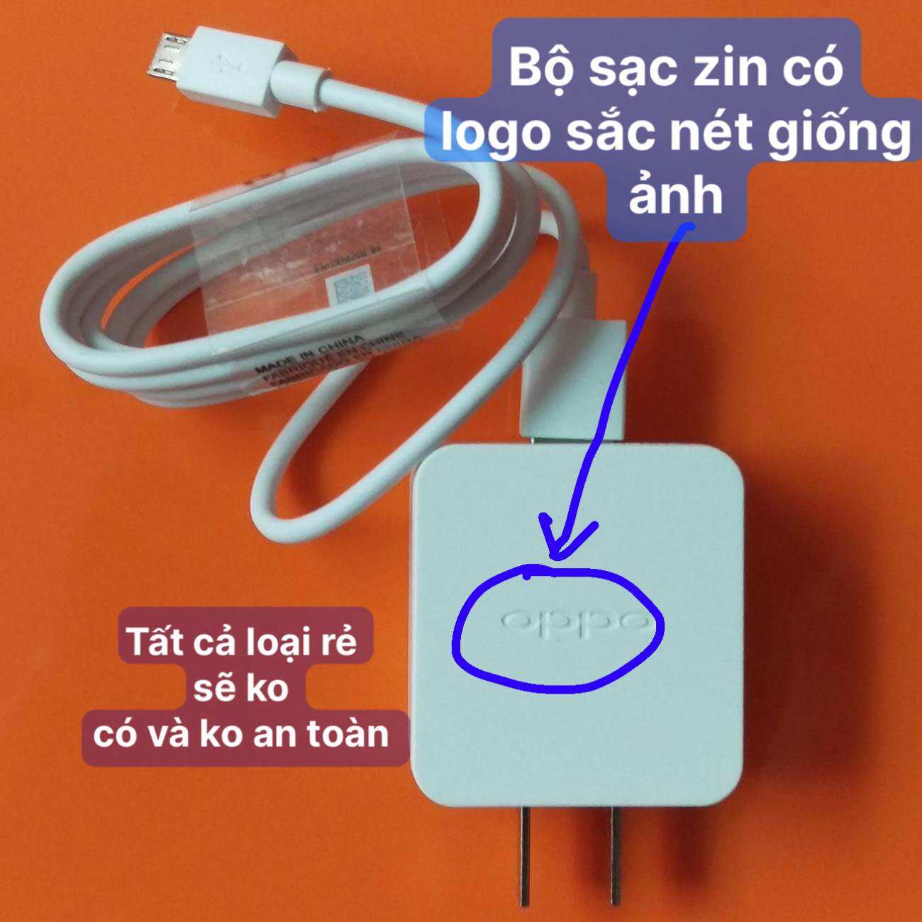 Bộ Sạc,Củ Sạc ,Cáp Sạc AK-717 dùng cho oppo A37, NEO3, NEO5, NEO7,NEO9, F1, F1S, F3 Plus, F3, A33 - 2A 2017