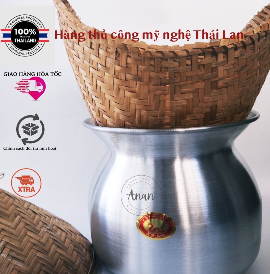 Chõ hong xôi, nồi nấu xôi thái lan- lào