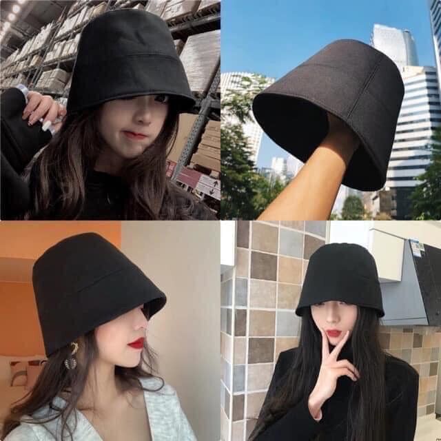 Mũ bucket tai bèo trơn vành ulzzang cụp thời trang Hàn quốc xịn
