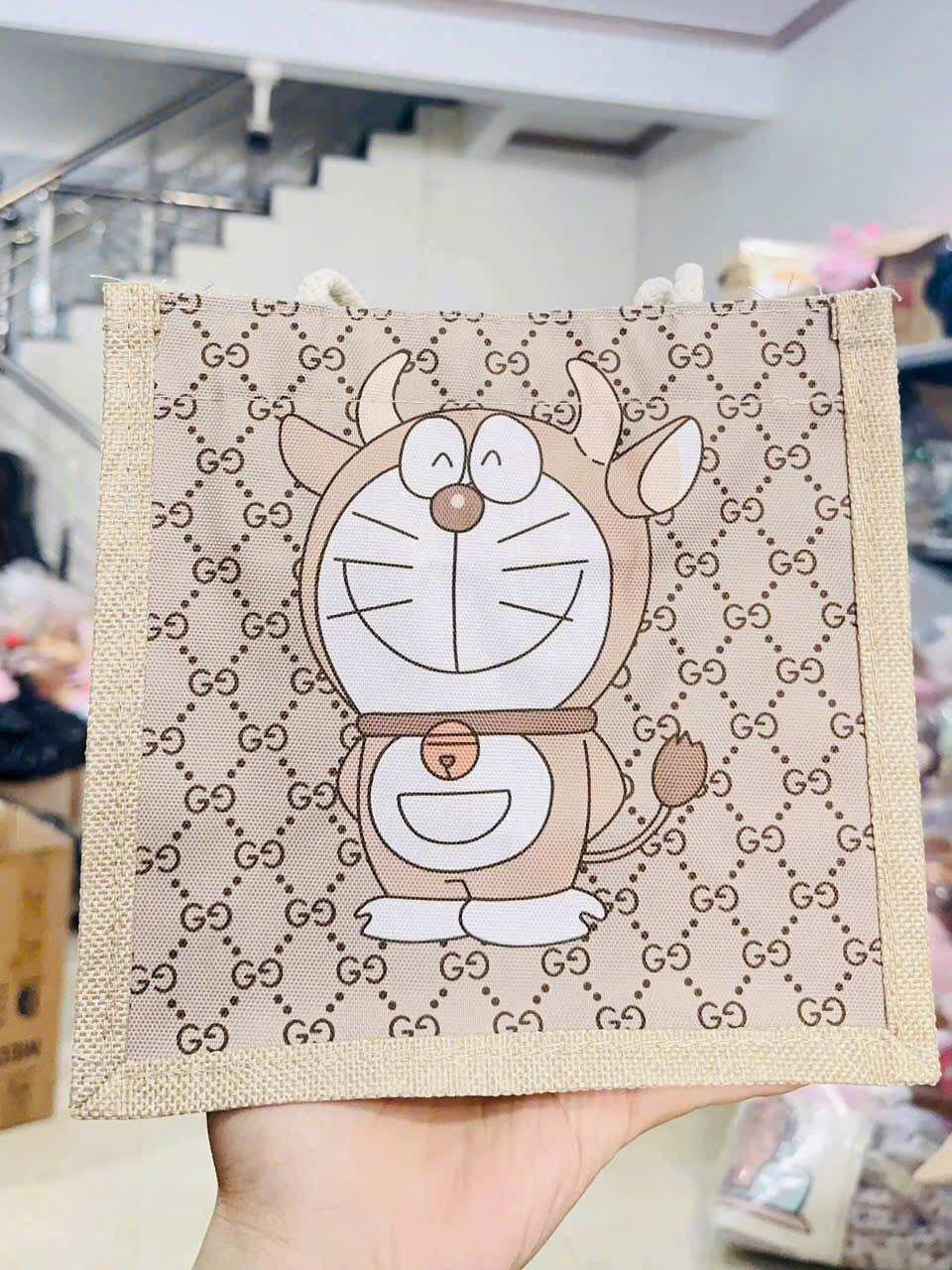 Túi cói mini size 21cm [chọn mẫu]