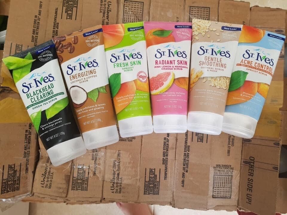 Sữa rửa mặt tẩy da chết St.Ives 170gr