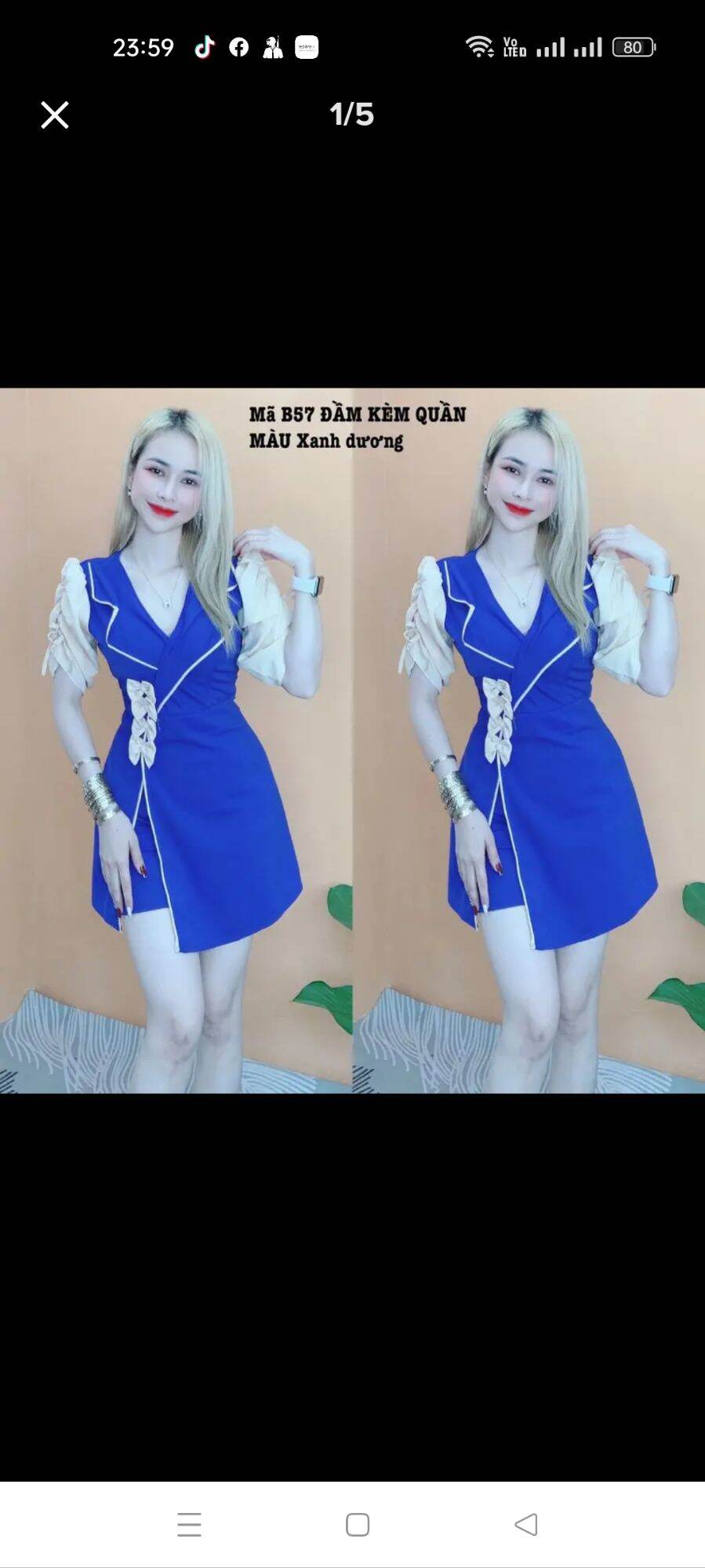 Sét bộ thun đùi phối tay ren
