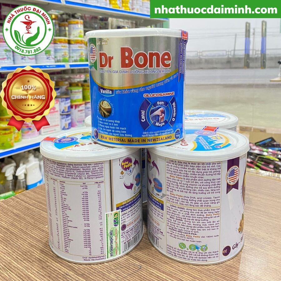 Sữa Xương Khớp Dr Bone Lon 700g