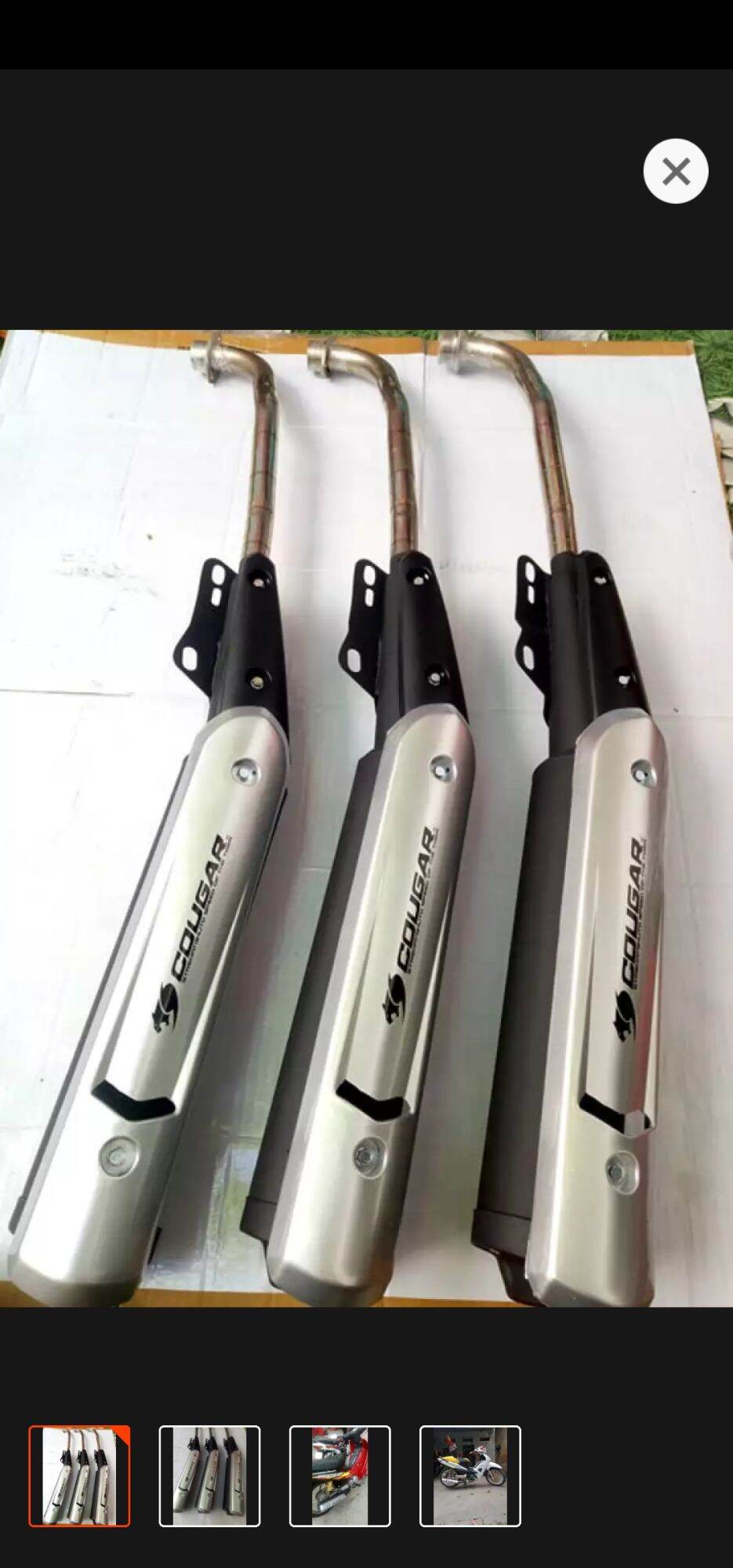 pô wave móc kiểu exciter 135 spak  (Có Video )