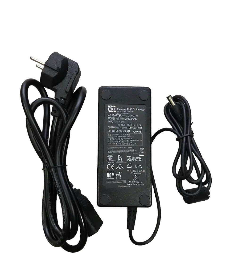 Nguồn cho switch mạng poe Hikvision , Dahua , Adapter cho switch mạng 54V1.2A
