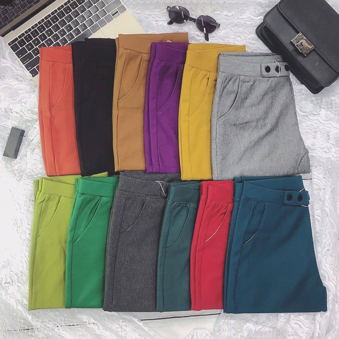 Quần lửng cotton 4 chiều nữ
