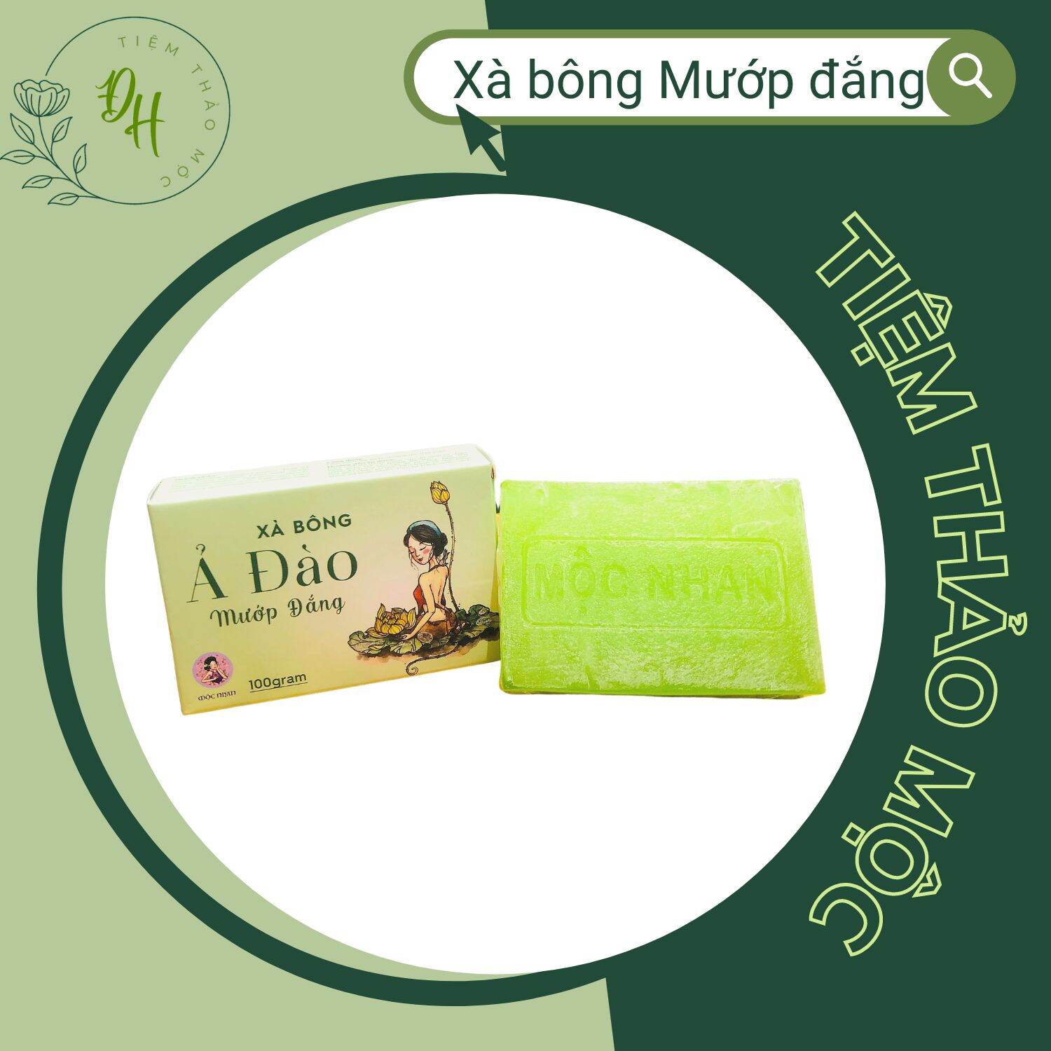 Xà Bông Mướp Đắng Ả Đào Mộc Nhan Natural