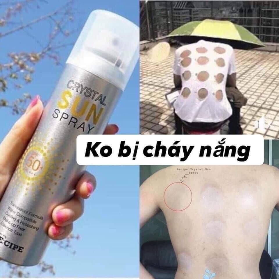 Xịt chống nắng Crystal Sun Spray SPF 50+ PA+++