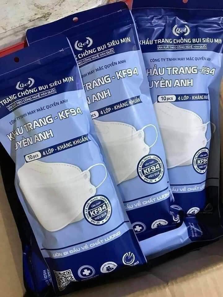 Thùng 300 cái khẩu trang KF94 người lớn
