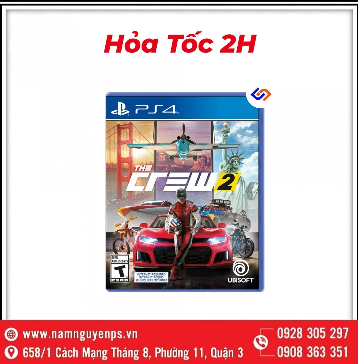 Đĩa game ps4 | the crew 2