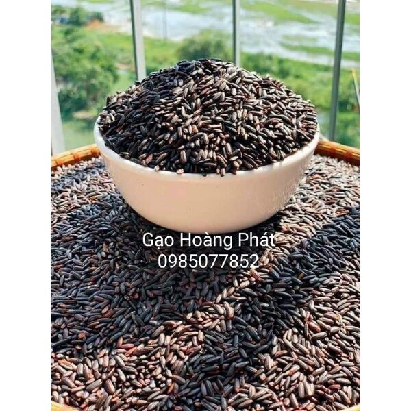 Gạo lứt đen nguyên cám -Dẻo mềm thơm cơm .