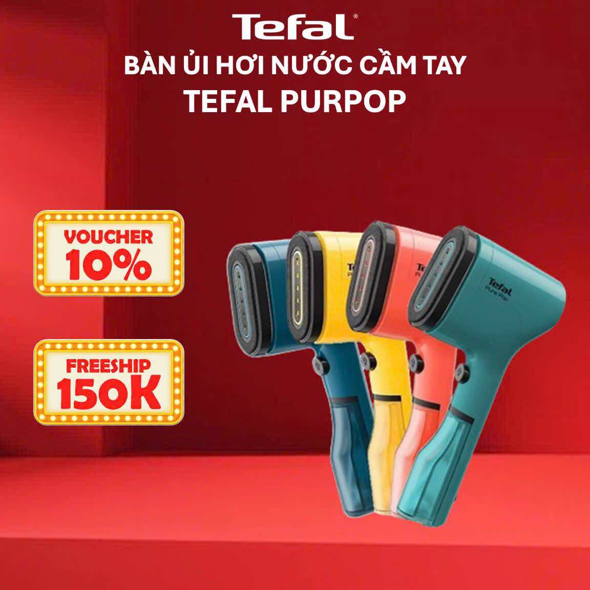 Bàn ủi hơi nước cầm tay Tefal Pure Pop Color Full Trendy