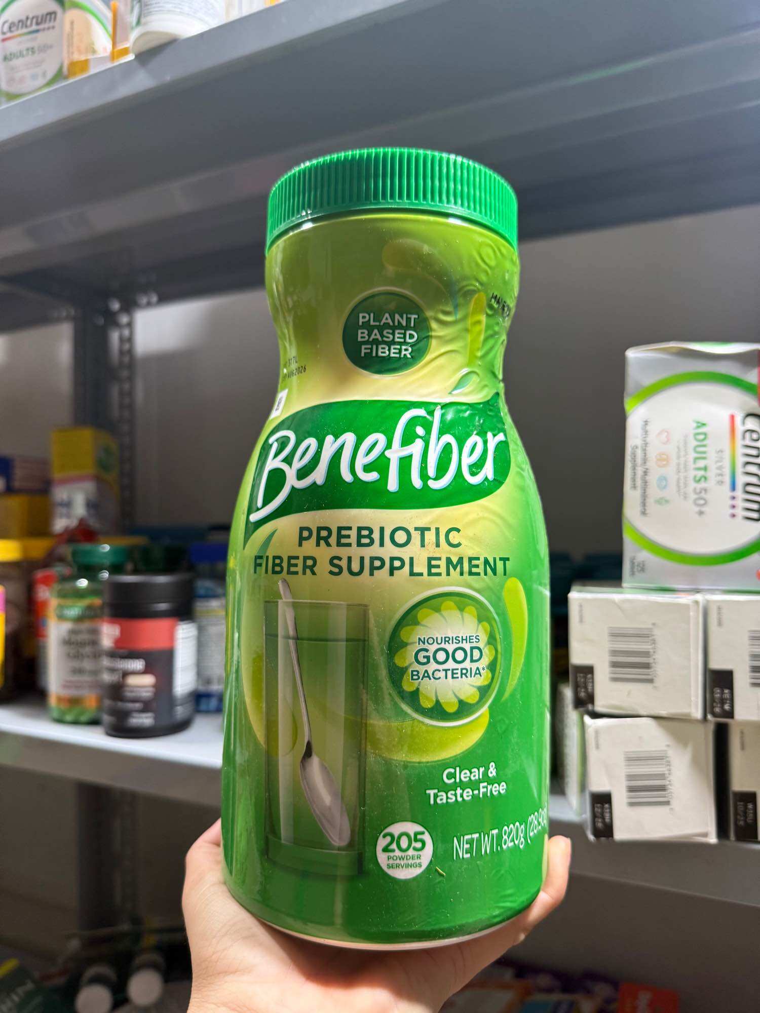 Bột bổ sung chất xơ Benefiber Prebiotic Fiber Supplement 890g(205 khẩu phần)