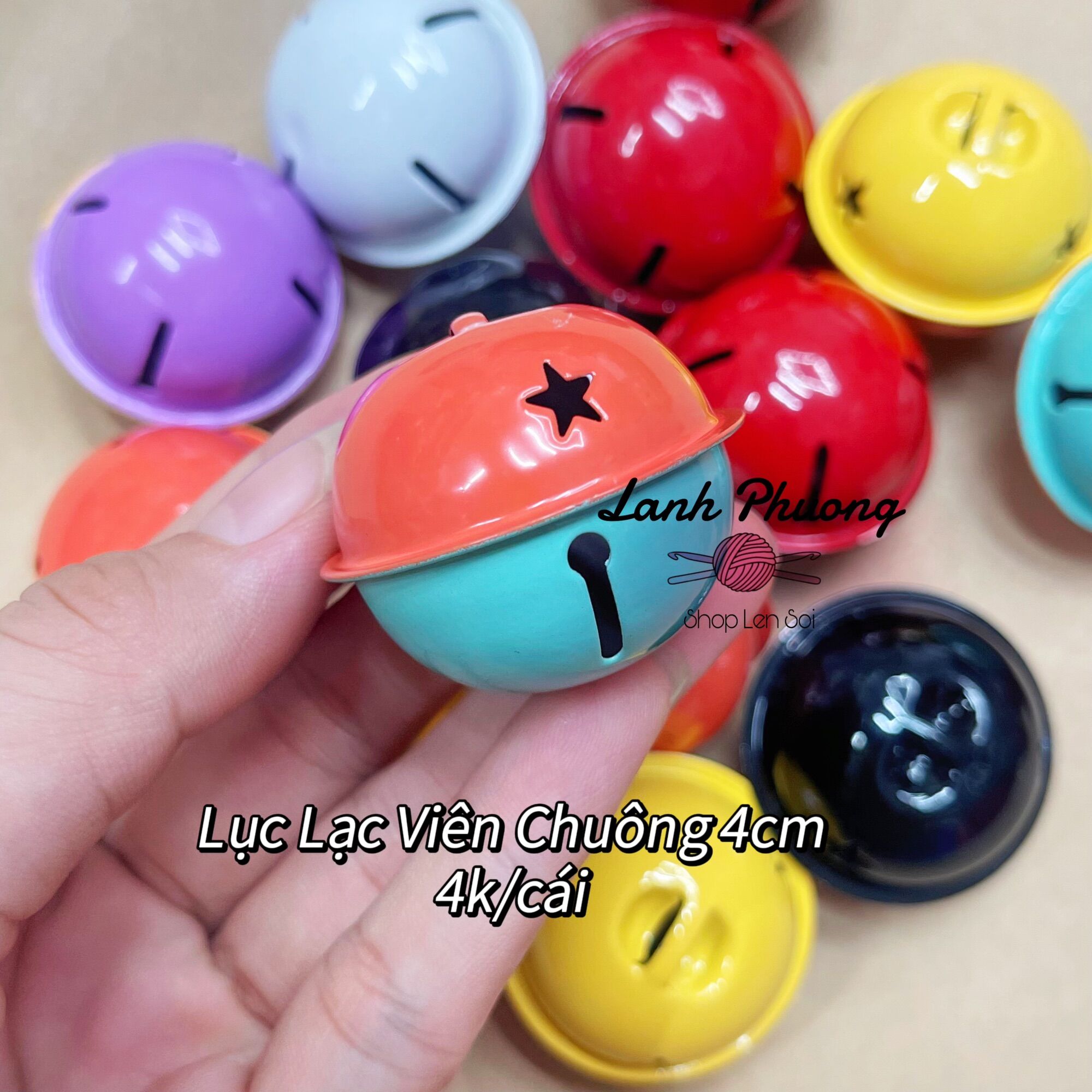 Lục Lạc Viên Chuông 4cm ( 5 cái)