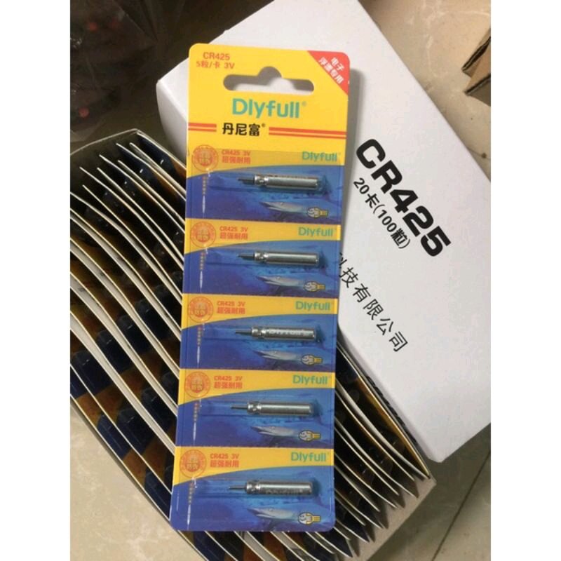 Pin câu đài điện tử chuyên dùng cho phao câu đài cr-425