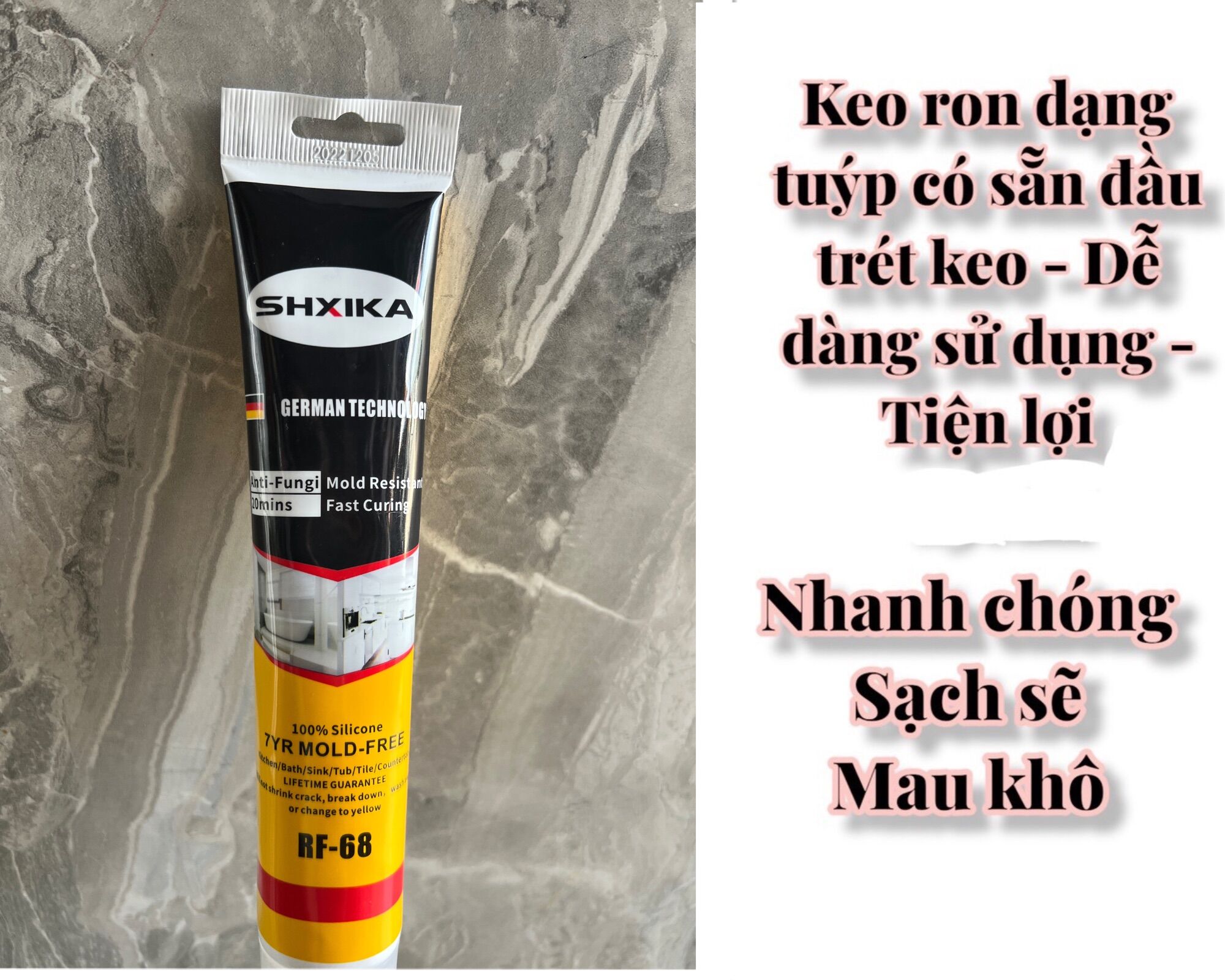 Keo chà ron,keo chít mạch dạng tuýp dễ sử dụng - sạch sẽ - an toàn - 150ml của Đức