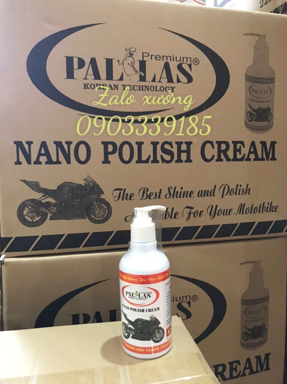 Kem phủ bóng nano phục hồi 250gr