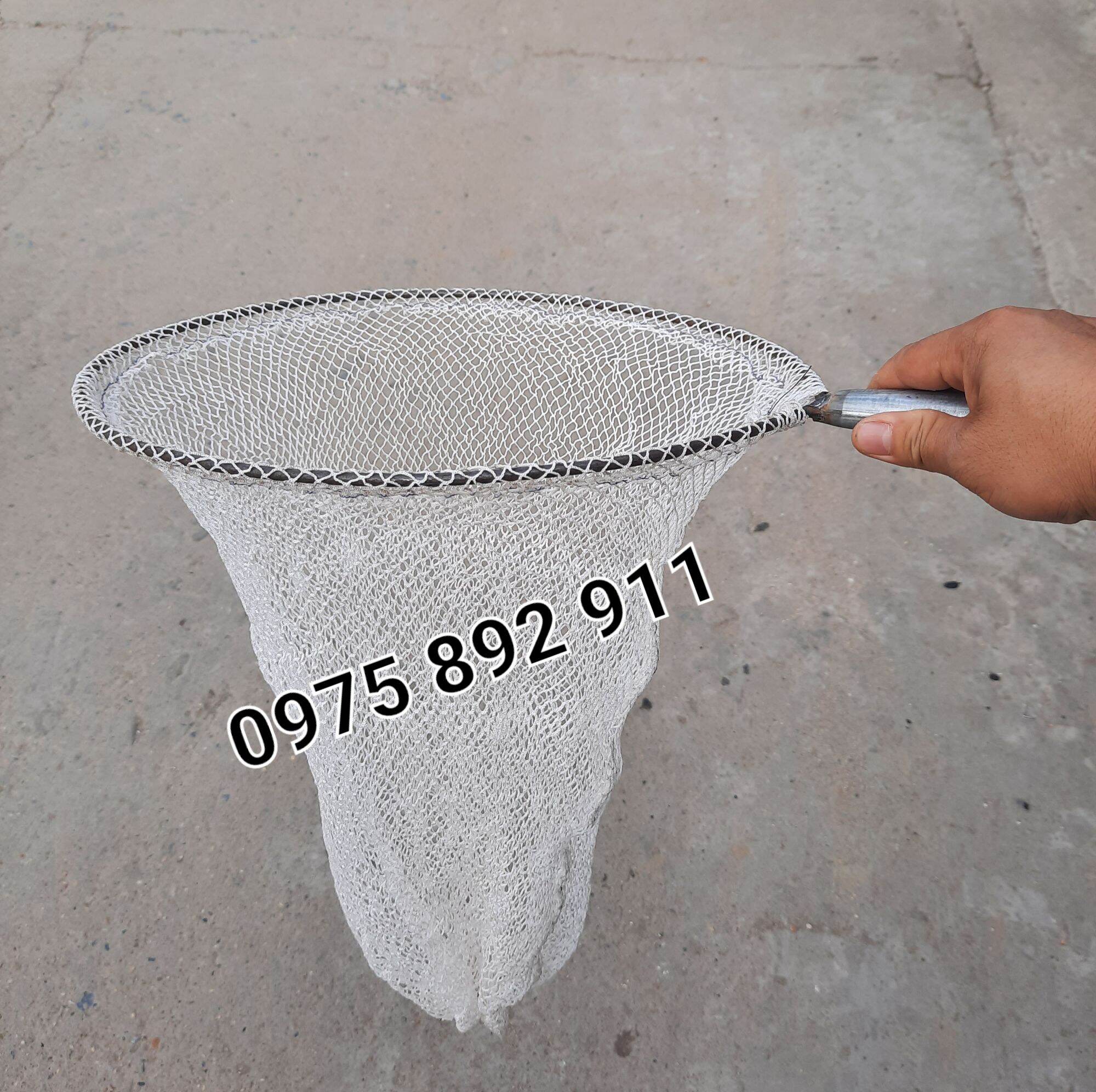 Vợt xúc ốc ếch cá lươn - lưới dù đài loan