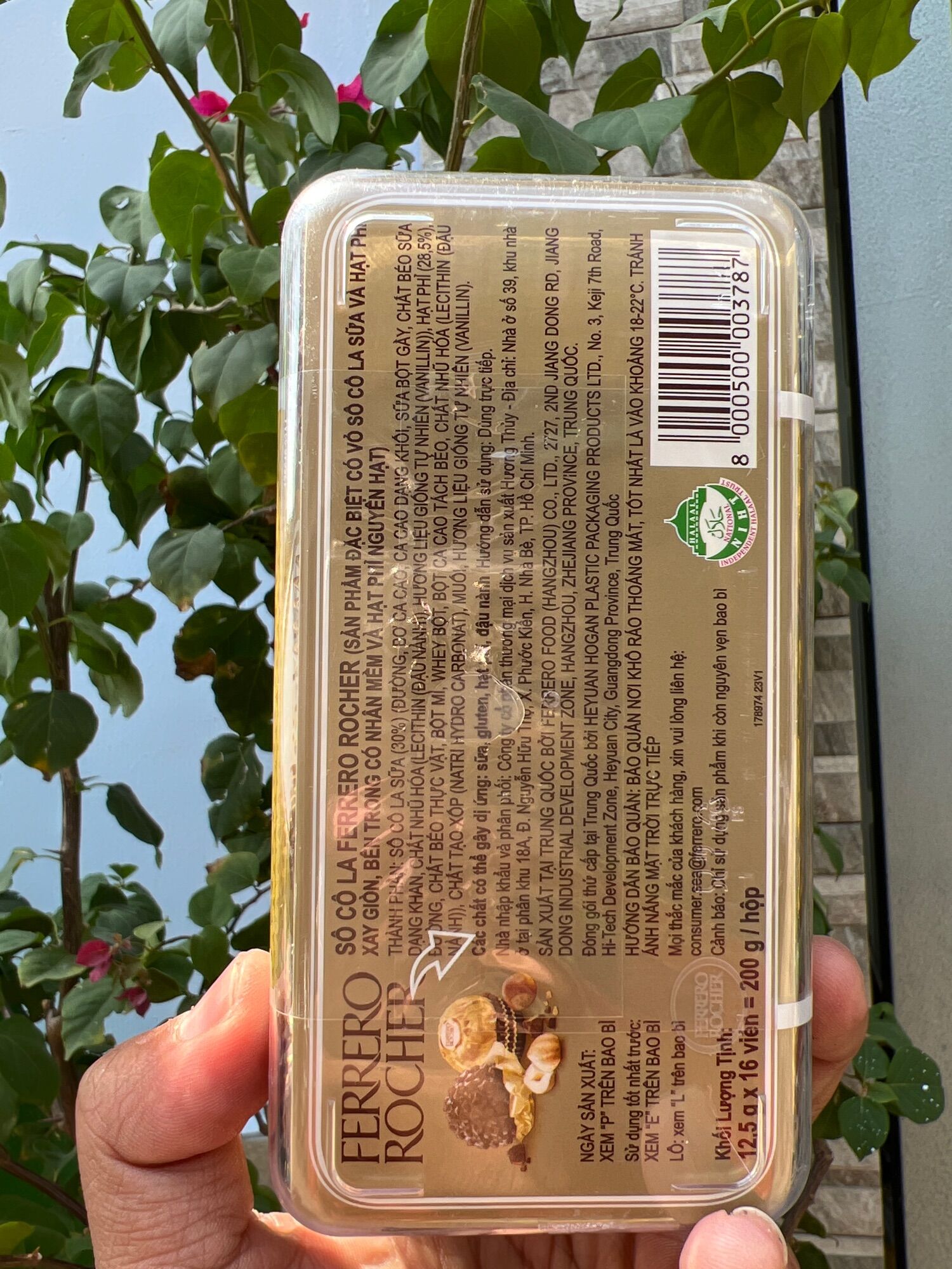 SOCOLA FERRERO ROCHER 200g (16 viên)
