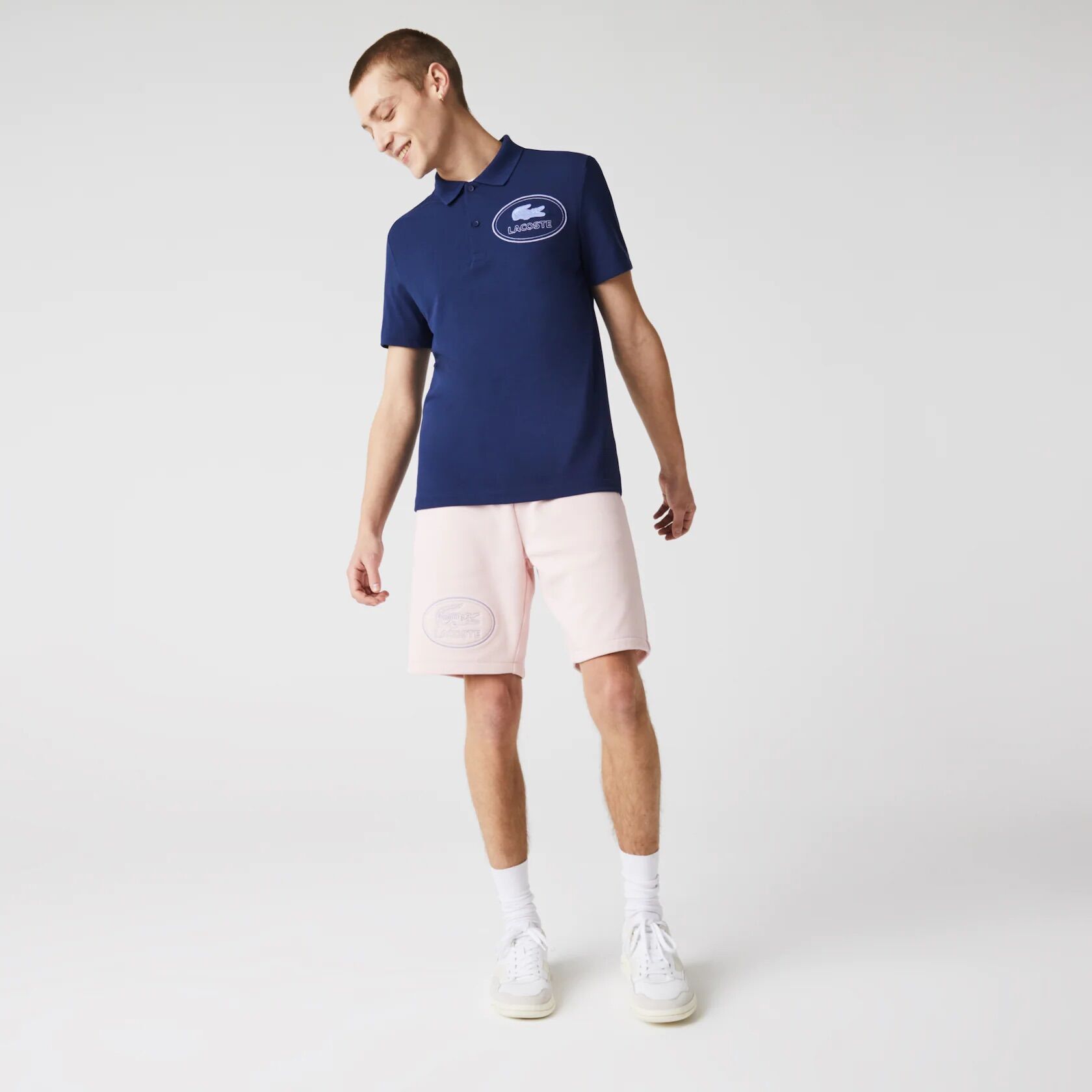 POLO Slim Fit Embroidered Crocodile Polo