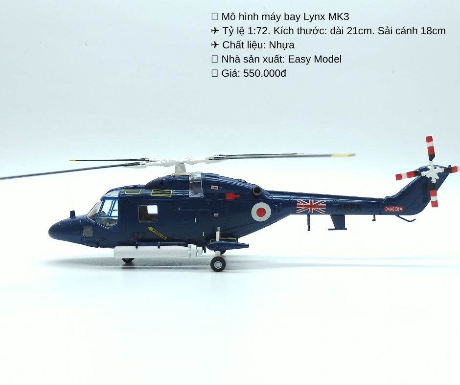 Mô hình máy bay trực thăng tỷ lệ 1/72