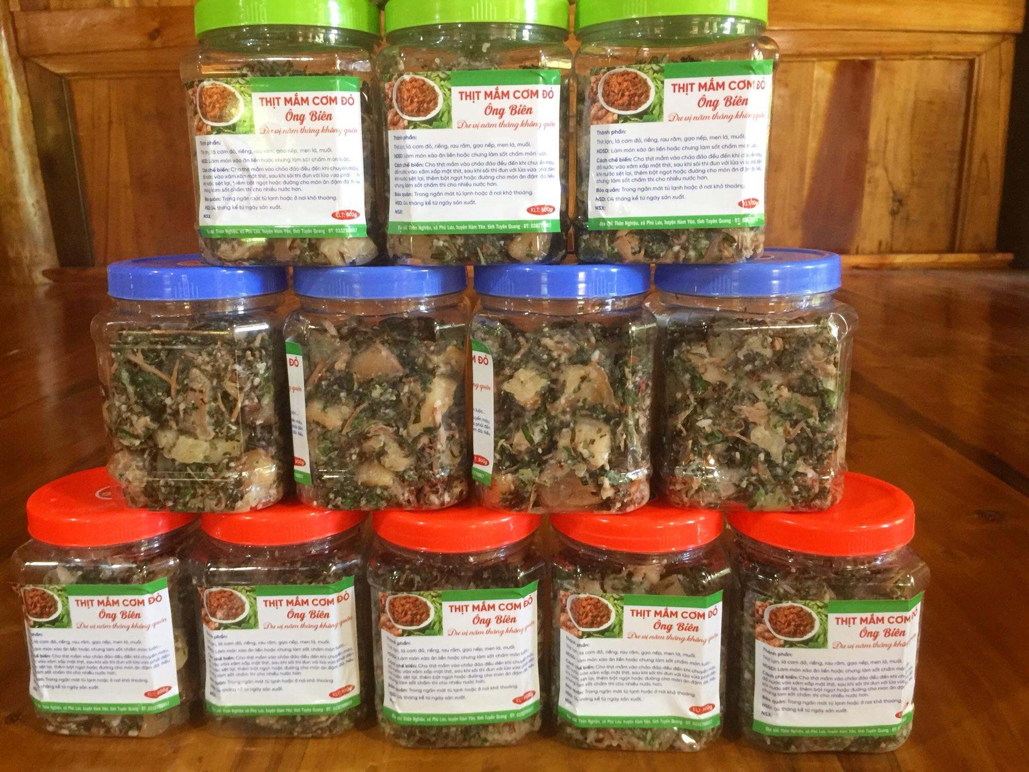 Thịt mắm cơm đỏ