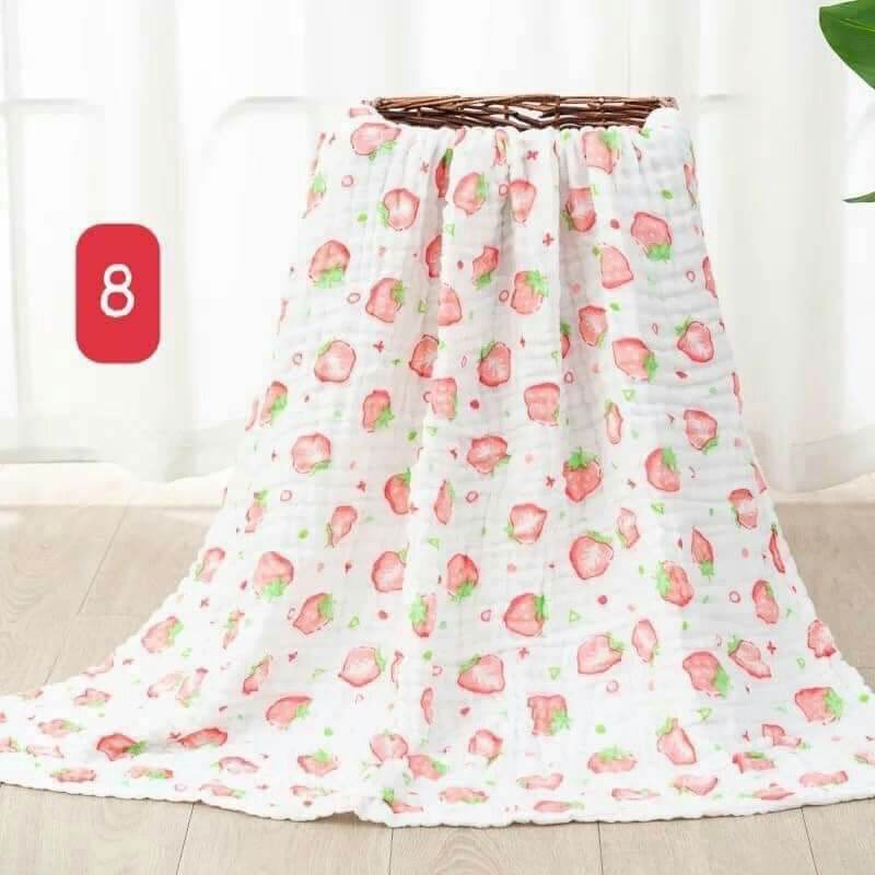 Khăn tắm xô cao cấp cho bé kèm khăn sữa